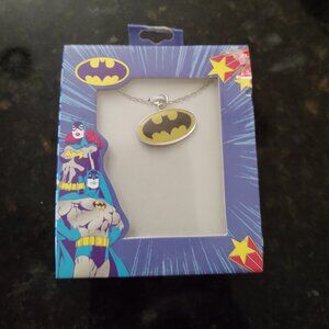 DC COMICS BATMAN SIGNAL LOGO PENDANT NECKLACE WARNER BROS